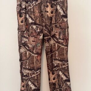 WEARFIRST Camo Cargo Pants Elastic & Drawstring Waist 36X32